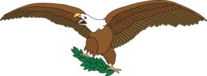 Eagle Carrying Plant Clip Art
